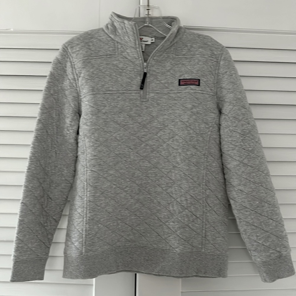 Vineyard Vines Quilted Quarter Zip Shep Shirt